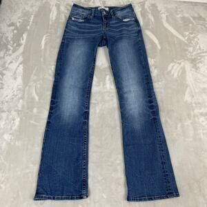 BKE Jeans Womens 26 Slim Fit Blue Denim Stella Bootcut Low Rise Y2K Preppy